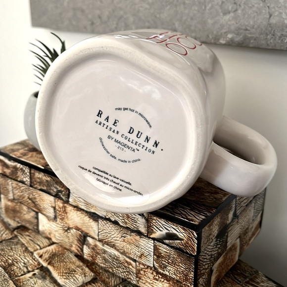 NWT RAE DUNN HO HO HO Christmas Large Ceramic Mug Festive Celebrate - Picture 5 of 7